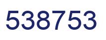 Número 538753 imagen azul
