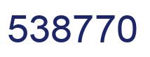 Número 538770 imagen azul