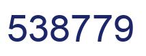 Número 538779 imagen azul