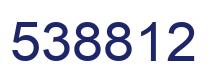 Número 538812 imagen azul