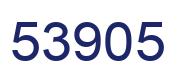 Number 53905 blue image