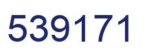 Number 539171 blue image