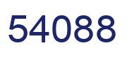 Número 54088 imagen azul