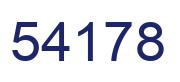 Número 54178 imagen azul