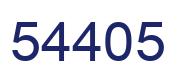 Número 54405 imagen azul
