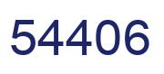 Número 54406 imagen azul
