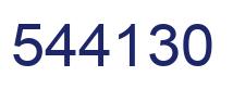 Número 544130 imagen azul