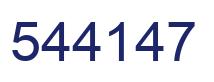 Número 544147 imagen azul