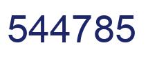 Número 544785 imagen azul