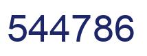 Número 544786 imagen azul