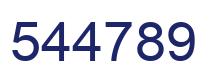 Número 544789 imagen azul