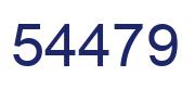 Número 54479 imagen azul