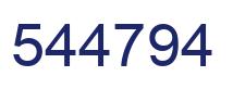 Número 544794 imagen azul