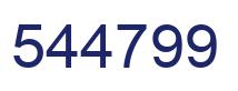 Número 544799 imagen azul