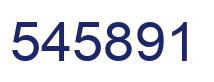 Number 545891 blue image