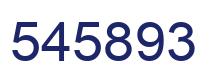 Number 545893 blue image