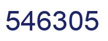 Número 546305 imagen azul