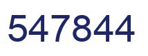 Number 547844 blue image