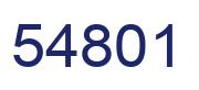 Número 54801 imagen azul