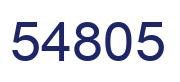 Número 54805 imagen azul