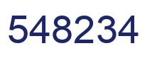 Número 548234 imagen azul