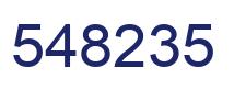 Número 548235 imagen azul