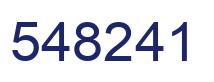 Number 548241 blue image