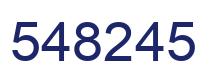 Number 548245 blue image