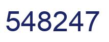 Number 548247 blue image