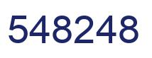 Number 548248 blue image