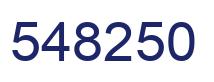 Number 548250 blue image