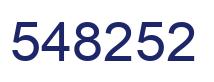 Number 548252 blue image