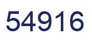 Número 54916 imagen azul