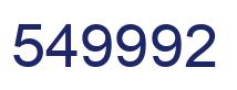 Número 549992 imagen azul