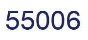 Number 55006 blue image