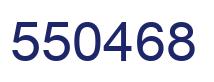 Number 550468 blue image