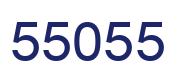 Número 55055 imagen azul