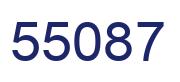 Número 55087 imagen azul