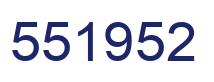 Número 551952 imagen azul