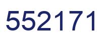 Number 552171 blue image