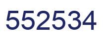 Número 552534 imagen azul
