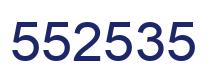 Número 552535 imagen azul
