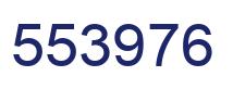 Number 553976 blue image