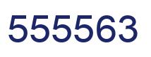 Número 555563 imagen azul