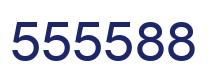 Número 555588 imagen azul