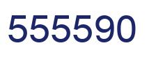 Número 555590 imagen azul
