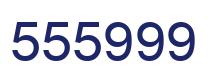 Número 555999 imagen azul