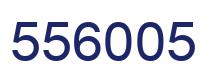 Número 556005 imagen azul