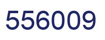 Number 556009 blue image