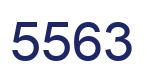 Número 5563 imagen azul